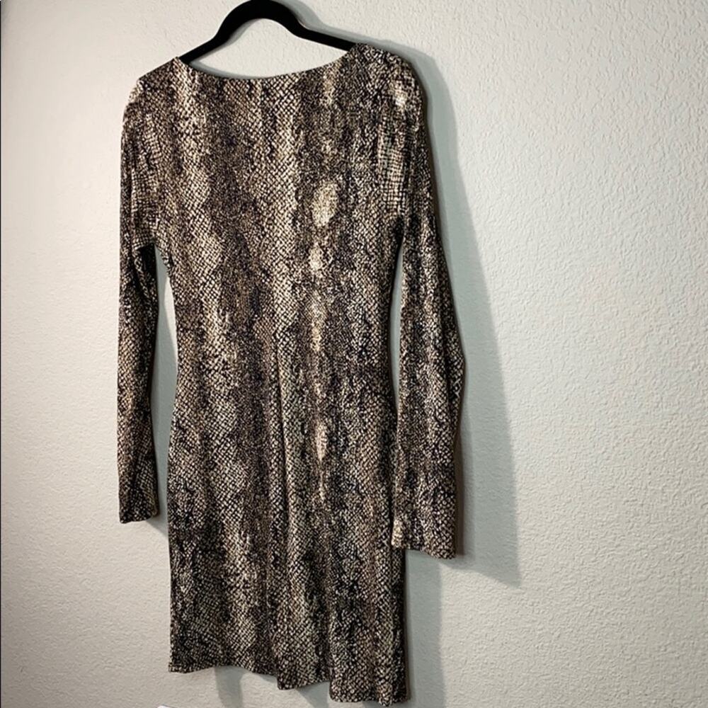 All In Favor Snakeskin Ribbed Dress - Picture 5 of 13